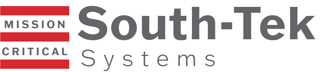 South-Tek systems logo in red and grey